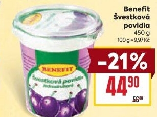 Povidla Benefit