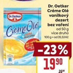 Pudink Créme Olé Dr. Oetker
