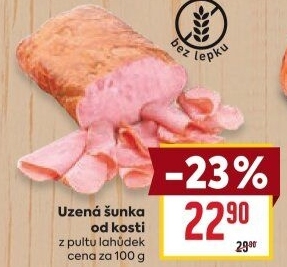 Šunka uzená od kosti