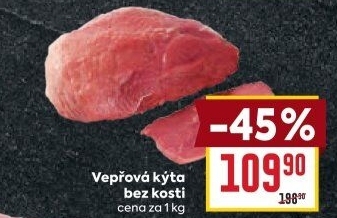 Vepřová kýta bez kosti