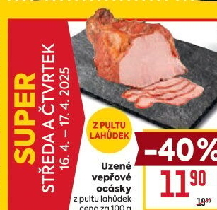 Vepřové ocásky uzené