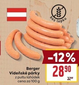 Vídeňské párky Berger