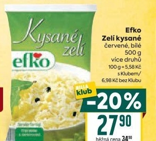 Zelí červené sterilované Efko