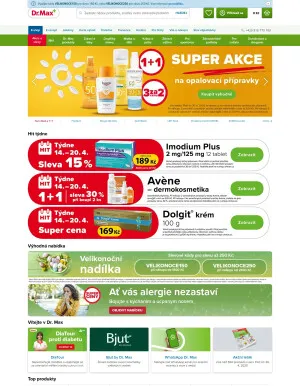 akční leták Dr. Max 16.4.2025-22.4.2025