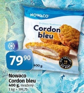 Cordon Bleu mražený Nowaco