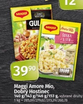 Jídla instantní Amore mio Maggi