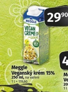 Krém na vaření vegan Meggle