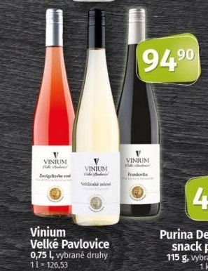 Vína Vinium Velké Pavlovice