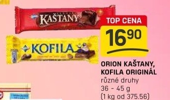Ledové kaštany Orion
