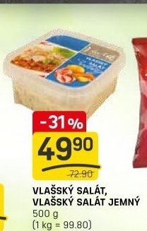 Salát vlašský Lahůdky Vavřík