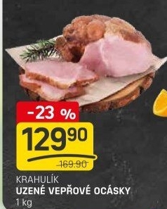 Vepřové ocásky uzené Krahulík