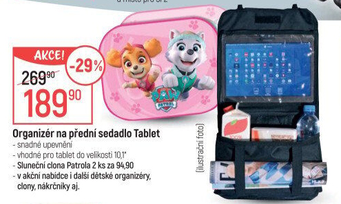 Organizér za přední sedadlo Compass