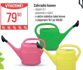 Zahradní konev