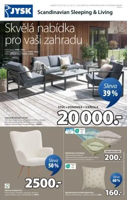 akční leták Jysk 16.4.2025-27.5.2025