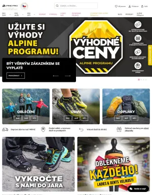 akční leták ALPINE PRO 16.4.2025-22.4.2025
