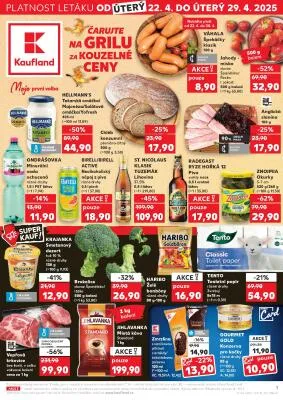 akční leták Kaufland 22.4.2025-29.4.2025
