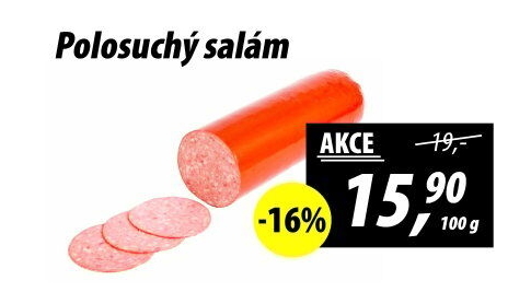 Polosuchý salám