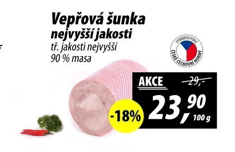 Šunka vepřová nejvyšší jakosti