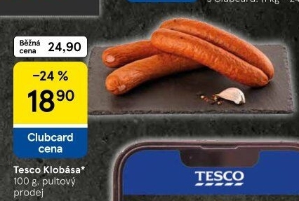 Klobása Tesco