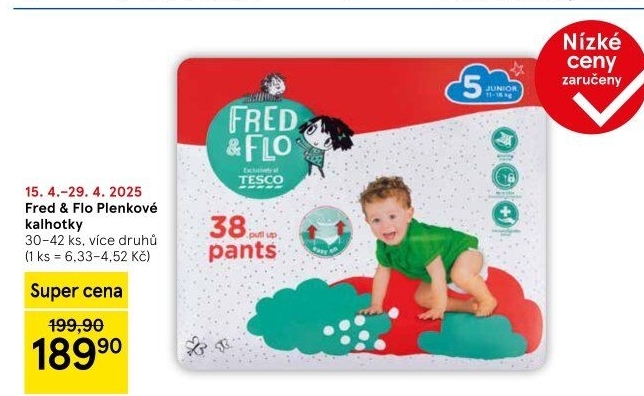 Pleny dětské Pants Fred&amp