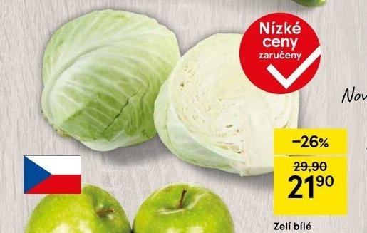 Zelí hlávkové bílé