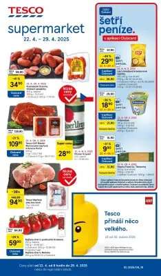 akční leták Tesco 22.4.2025-29.4.2025