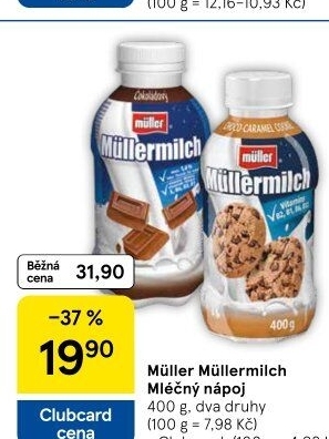 Nápoj mléčný Müllermilch Müller