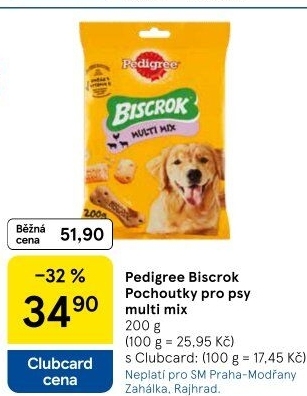 Pamlsky pro psy Biscrok Pedigree