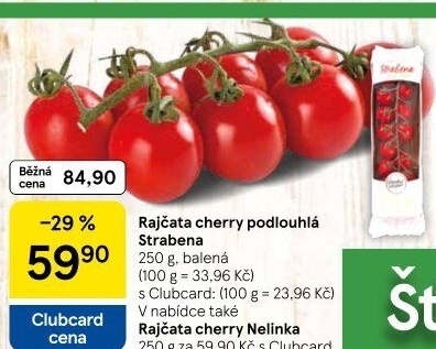 Rajčata cherry keříková Čerstvě utrženo