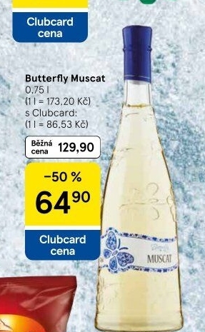 Víno Muscat Butterfly Albastrele Wines S.R.L.
