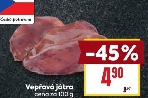 Játra vepřová
