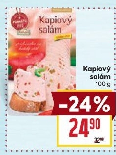 Kapiový salám Ponnath