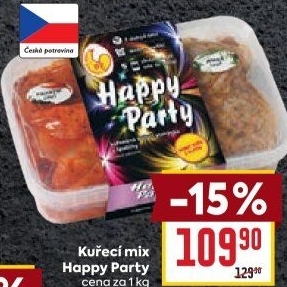 Kuřecí mix marinovaný Happy Party DZ Klatovy