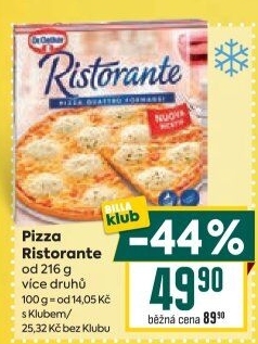 Pizza mražená Ristorante Dr. Oetker