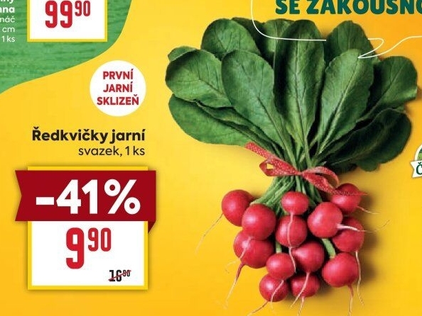 Ředkvičky svazek Česká farma