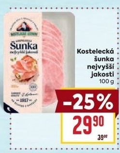 Šunka kostelecká nejvyšší jakosti Kostelecké uzeniny