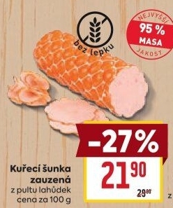 Šunka kuřecí zauzená