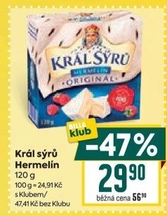 Sýr Hermelín Král sýrů