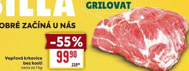 Vepřová krkovice bez kosti
