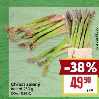 Chřest zelený
