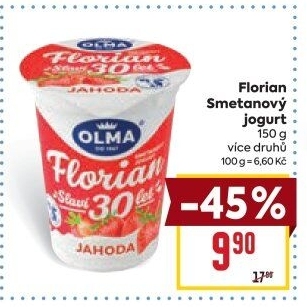 Jogurt smetanový Florian Olma