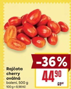 Rajčata cherry oválná