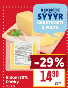 Sýr Eidam 30%