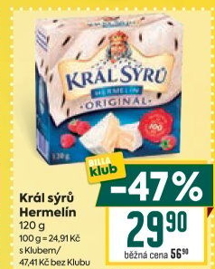 Sýr Hermelín Král sýrů