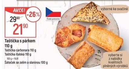 Taštička hot dog