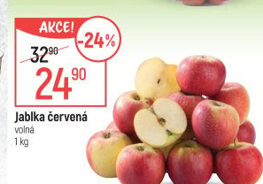 Jablka červená