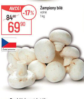 Žampiony bílé