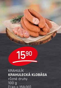 Krahulecká klobása Krahulík