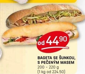 Obložená bageta