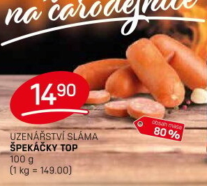 Špekáčky Top Sláma